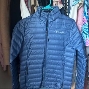 Columbia Blue Puffer Jacket